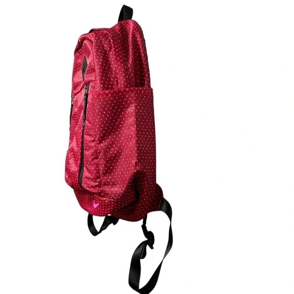 Nike Girl's Auralux Printed Noble Red/Pink/Black Backpack School Utility Sports